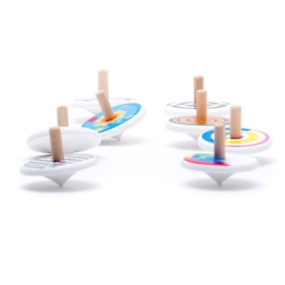 Pião de Madeira - Mondrian