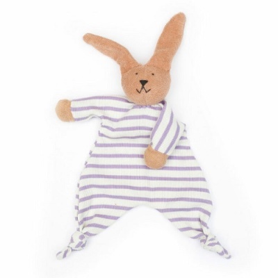 Doudou Orgânico Coelhinho às Riscas