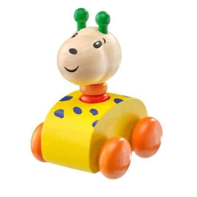 Carro Girafa Zoolini em Madeira c/ Buzina