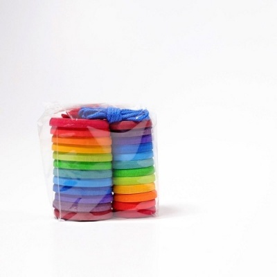 Botões Grandes Arco-Íris Grimm's