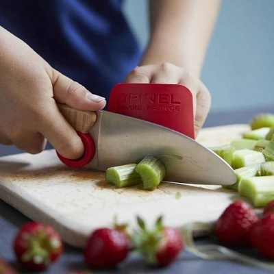 Faca + Protetor de Dedos O Pqueno Chef - Opinel