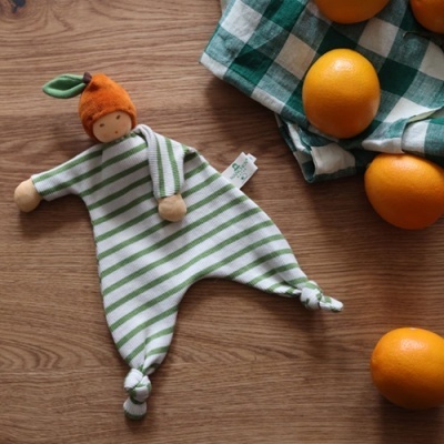Doudou Orgânico Pequena Laranja