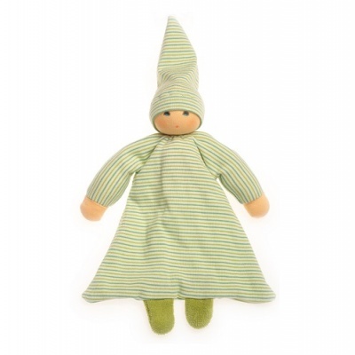Doudou Orgânico Riscas Verde