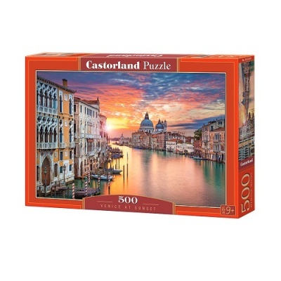 Puzzle 500 peças - Pôr do Sol em Veneza
