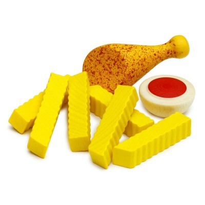 Perna de Frango em Madeira em Lata