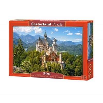 Puzzle 500 peças - Vista do Castelo de Newschwanstein