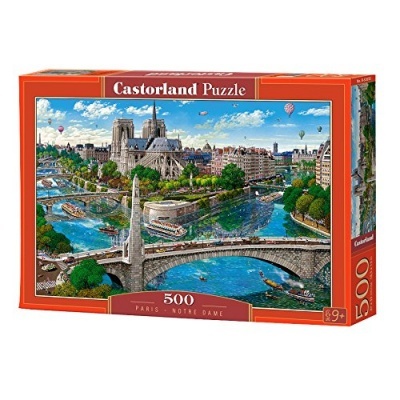 Puzzle 500 peças - Paris, Notre Dame
