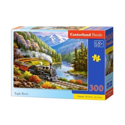 Puzzle 300 peças - Comboio, Rio Águia