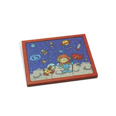 Puzzle em Madeira 6 peças - Astronauta