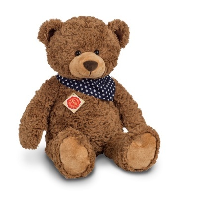 Urso de Peluche Teddy c/ Lenço 48cm