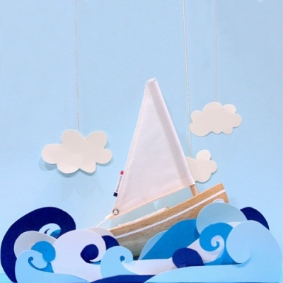 Barquinho de Madeira Le Bachi - Cor da Madeira