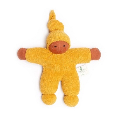 Boneco Orgânico Pimpel Amarelo Dourado
