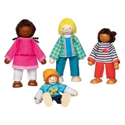 Família Intercultural - Bonecos Articulados