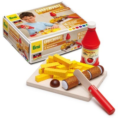 Salada de Frutas - Conjunto p/ Cortar em Madeira