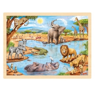 Puzzle 96 peças - Savana Africana