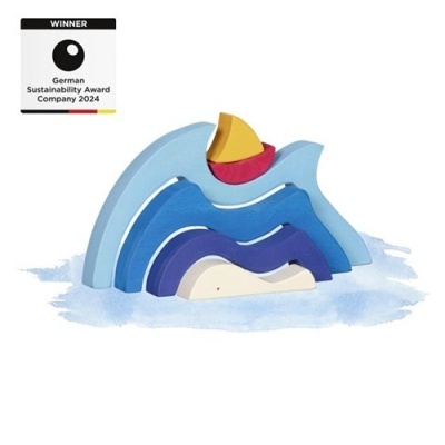 Blocos De Construção - O Meu Pequeno Barco no Mar