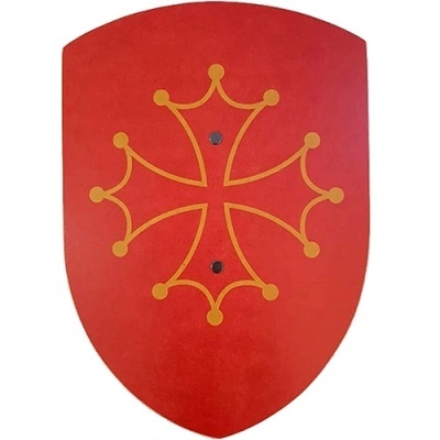 Escudo Occitane em Madeira