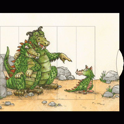 Postal Animado - Dragões