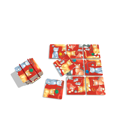 Puzzle 9 Peças Gatos