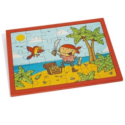 Puzzle em Madeira 30 peças - Pirata