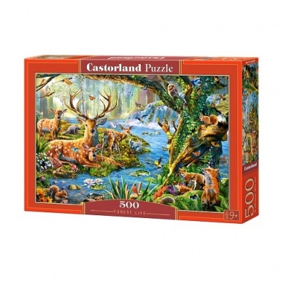 Puzzle 500 peças - Vida na Floresta