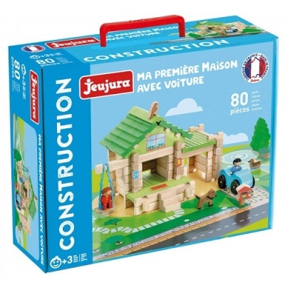 A Minha Primeira Casa c/ Viatura - Construção com 80 Peças