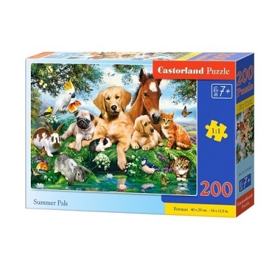 Puzzle 200 peças - Amigos de Verão