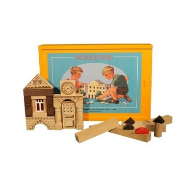 Blocos de construção em Madeira - Noblesse 82 Peças