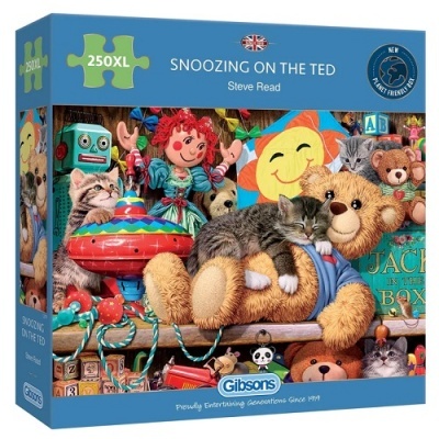 Puzzle 250 Peças XL - Dormindo com o Peluche