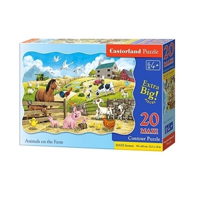 Puzzle 20 Maxi - Animais na Quinta
