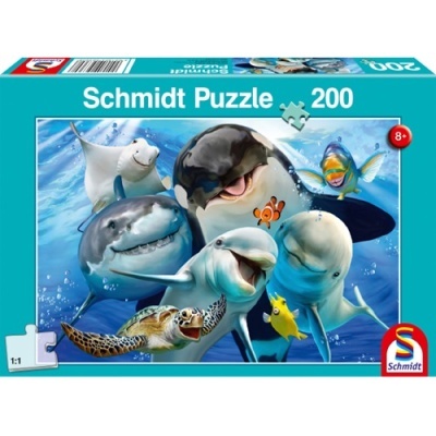 Puzzle 200 Peças - Animais Subaquáticos