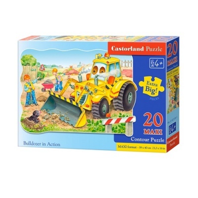 Puzzle 20 Maxi - Escavadora em Ação