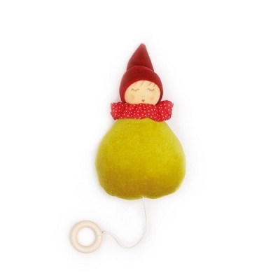 Caixa de Música Orgânica Elfo Vermelho