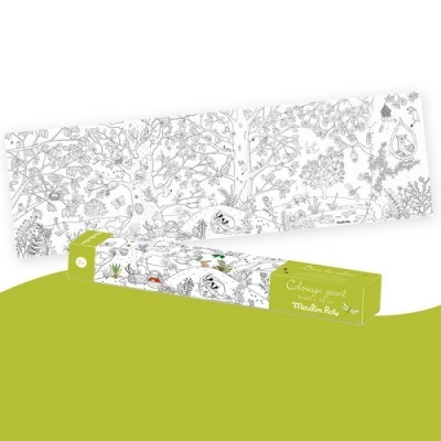 Poster Gigante p/ Colorir Moulin Roty - O Botânico