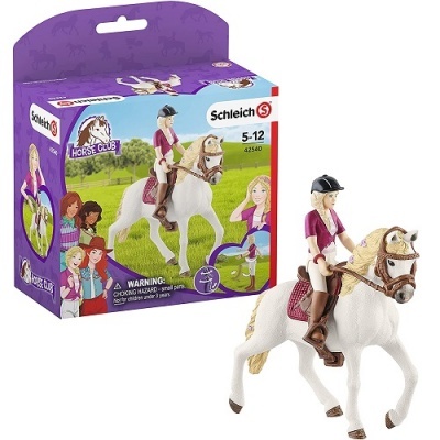 Cavalo com Cavaleira Sofia e Blossom Schleich