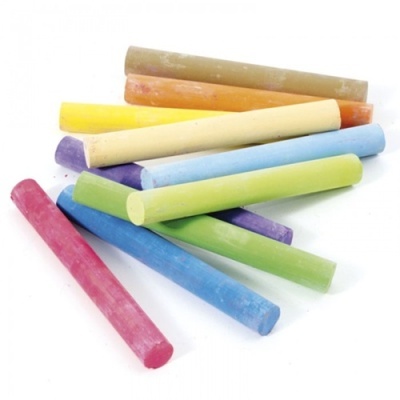 Caixa com 10 Giz Colorido