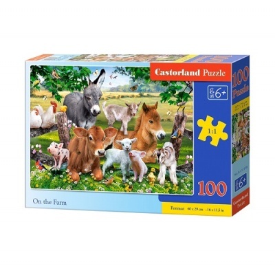 Puzzle 100 peças - Na Quinta