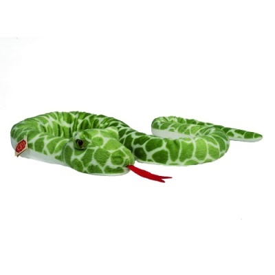 Cobra de Peluche Verde