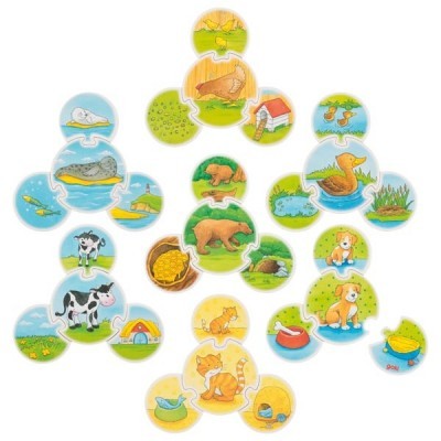 Puzzle "Vida dos Animais" Goki