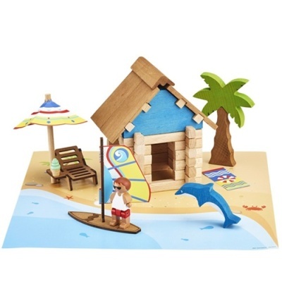 Casa da Praia em Madeira - Construção com 55 Peças