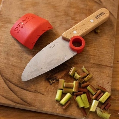 Faca + Protetor de Dedos O Pqueno Chef - Opinel