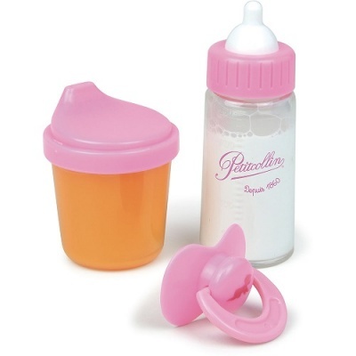 Conjunto de Chucha, Biberão e copo p/ Bebé