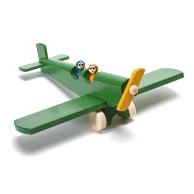 Avião de Madeira Verde