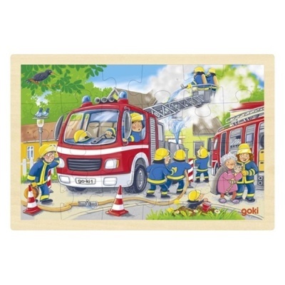Puzzle 24 peças - Bombeiros em Ação