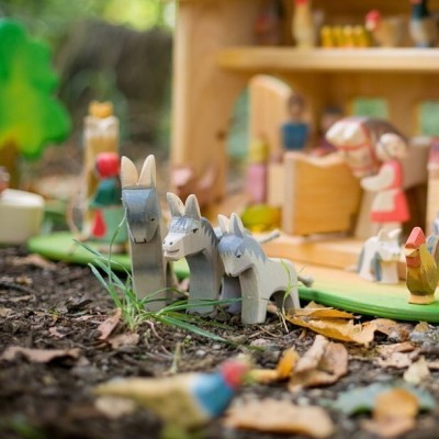 Burro em Madeira Ostheimer (Músicos de Bremen)