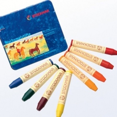 Lápis de Cera de Abelha Waldorf - Caixa de 8