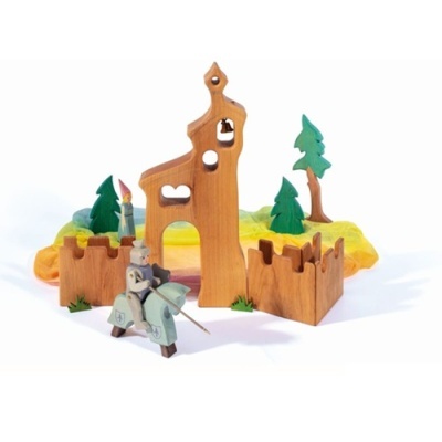 Cavalo p/ Cavaleiro Azul Ostheimer em Madeira