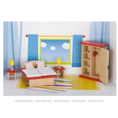 Quarto de Casal para Casa de Bonecas Basic