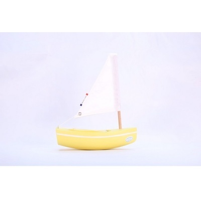 Barquinho de Madeira Le Bachi - Amarelo