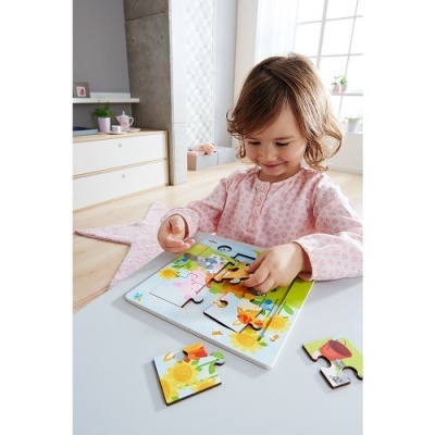 Puzzle Animais Amigos em madeira